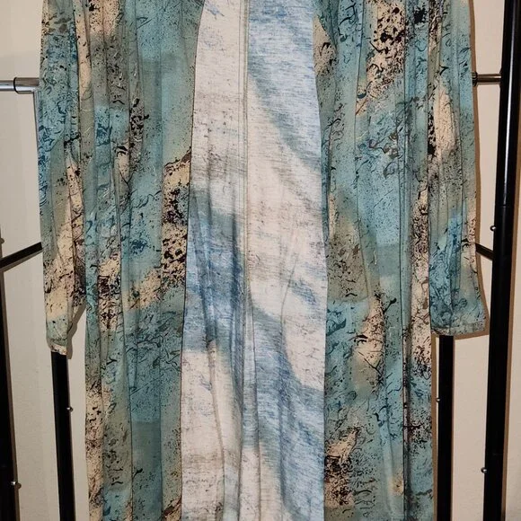IONA Multi-Color Long Sleeve Duster - Picture 2 of 5